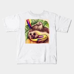 Sloths of Darkness Kids T-Shirt